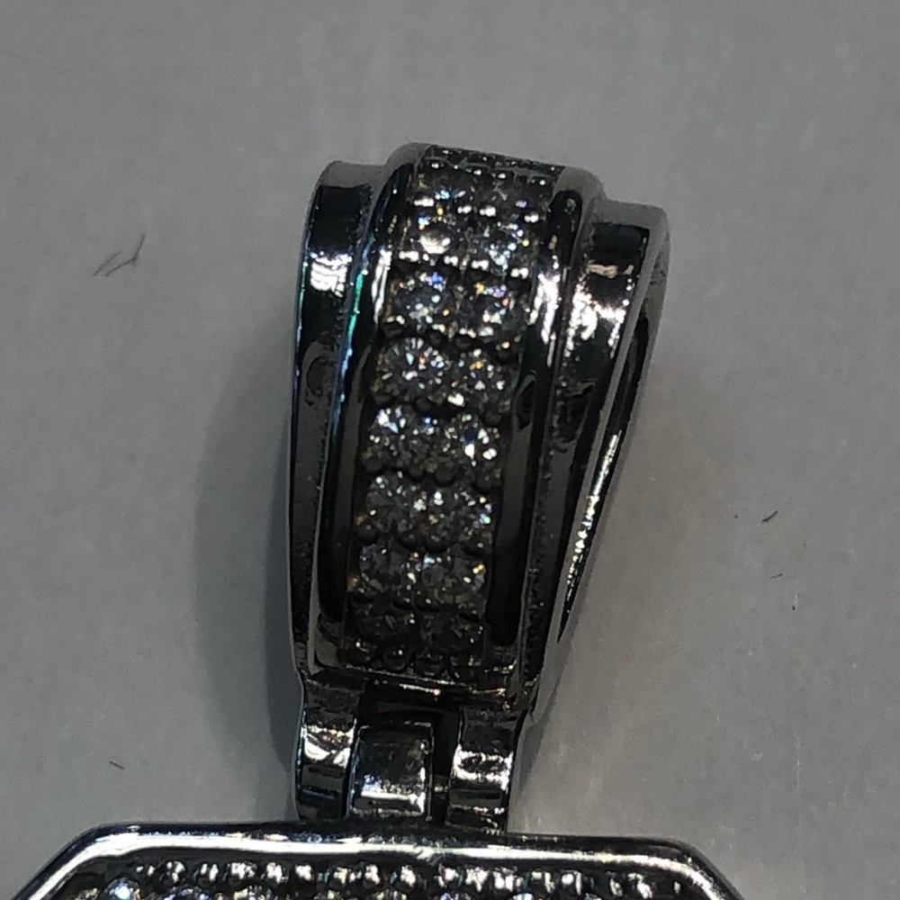 Silver Initial Pendant - image 2